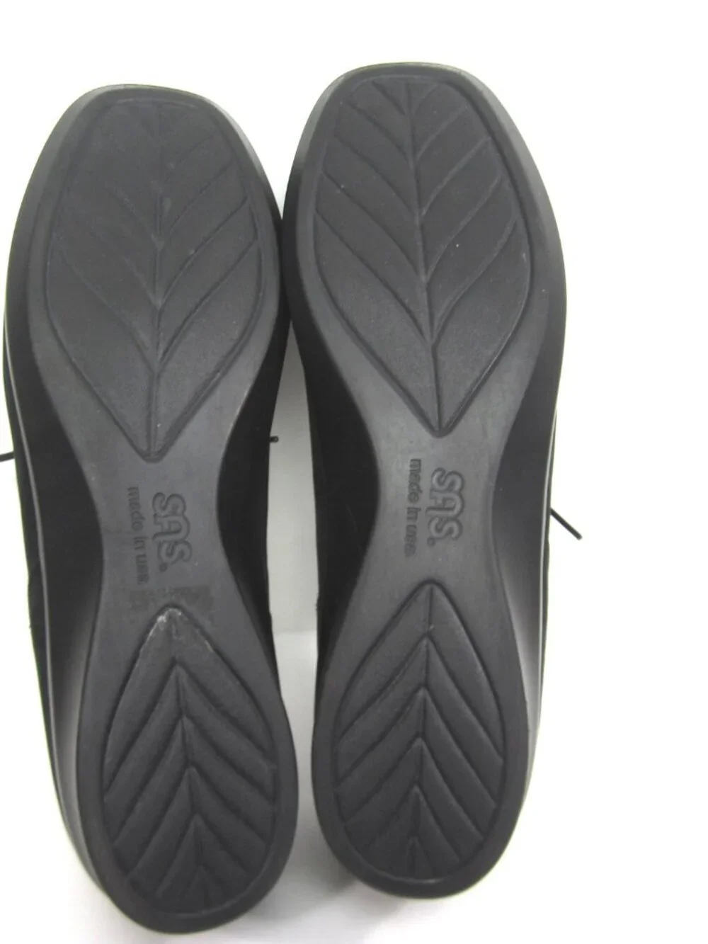 SAS Size 10.5 M Medium 10.5M Petra Charcoal Black Lace Up Nubuck Oxford Loafer